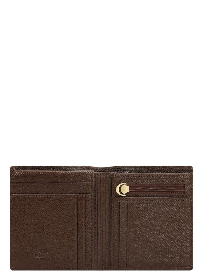 Da Milano Leather RFID Wallet for Men with Multicard Slot - Brown (0659OL) - Image 3